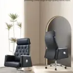 Crosby Executive Ergonomic Chair | Genuine Leather | Swivel Boss Chair