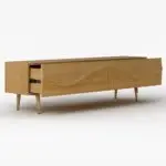 Unami Minimalist Design Sideboard Bar Cabinet | Mild Steel base Storage Cabinet - Image 5