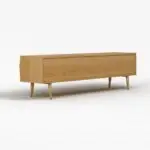 Unami Minimalist Design Sideboard Bar Cabinet | Mild Steel base Storage Cabinet - Image 4