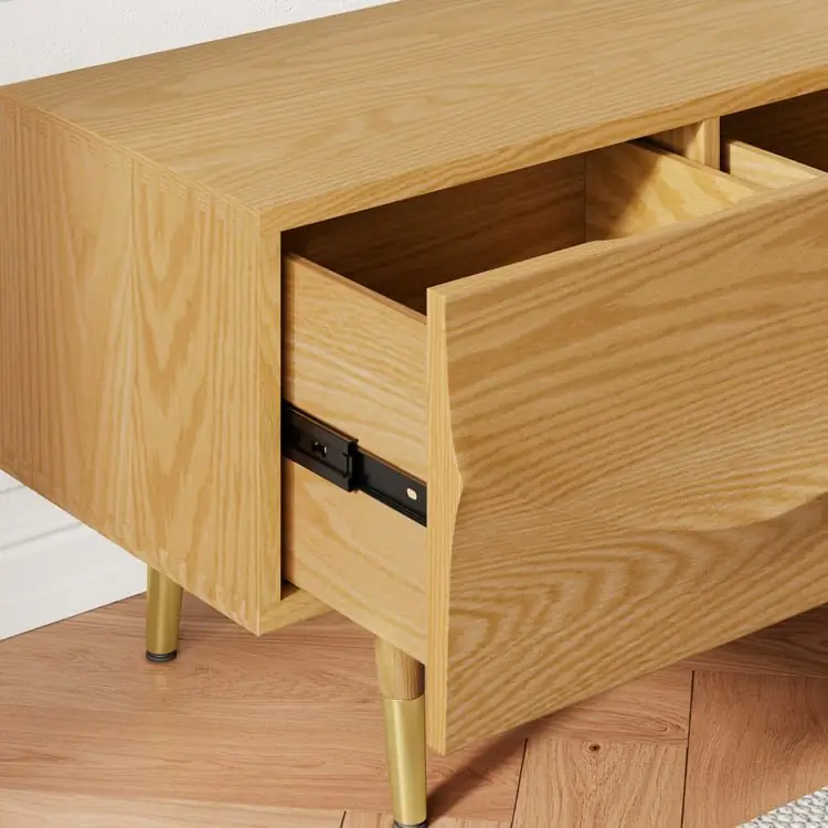 Unami Minimalist Design Sideboard Bar Cabinet | Mild Steel base Storage Cabinet - Image 12