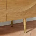 Unami Minimalist Design Sideboard Bar Cabinet | Mild Steel base Storage Cabinet - Image 11