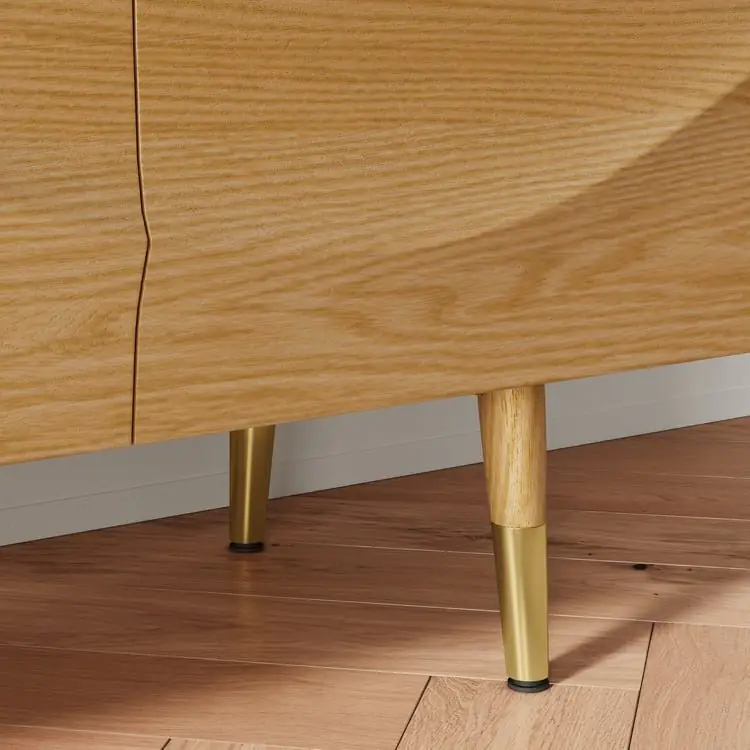 Unami Minimalist Design Sideboard Bar Cabinet | Mild Steel base Storage Cabinet - Image 11