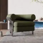 LuxeVelour Contemporary Boucle Leisure Chair - Stylish & Durable