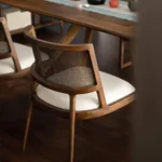 Sherpa Modern Solid Wood Home Interior Decoration Luxury Dining Chair