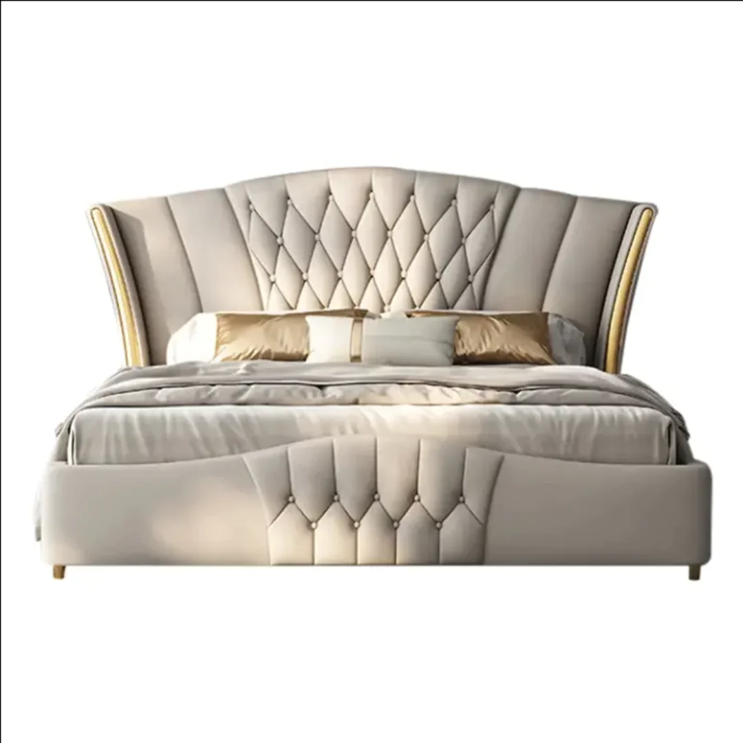 LuxeDream Bed Modern Design Luxury Bedroom Italian Bed King Size with Hydraulic - Image 2
