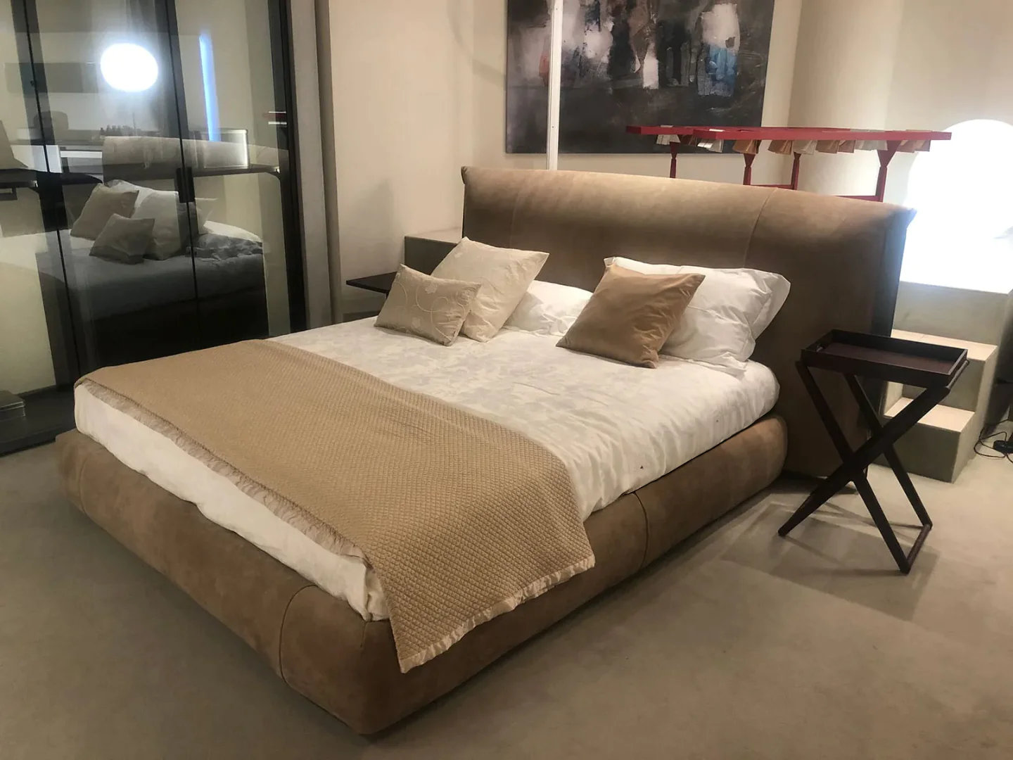 Mandolin Modern design Stainless Steel Luxury Bed King Size Minimalist Bedroom With Hydraulic Storage - Image 5