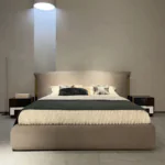 Mandolin Modern design Stainless Steel Luxury Bed King Size Minimalist Bedroom With Hydraulic Storage - Image 2