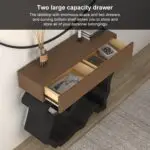 Razzmatazz Entry Table Foyer Hallway Table Italy Sitting Room Veneer Mild Steel Base Console Table - Image 14