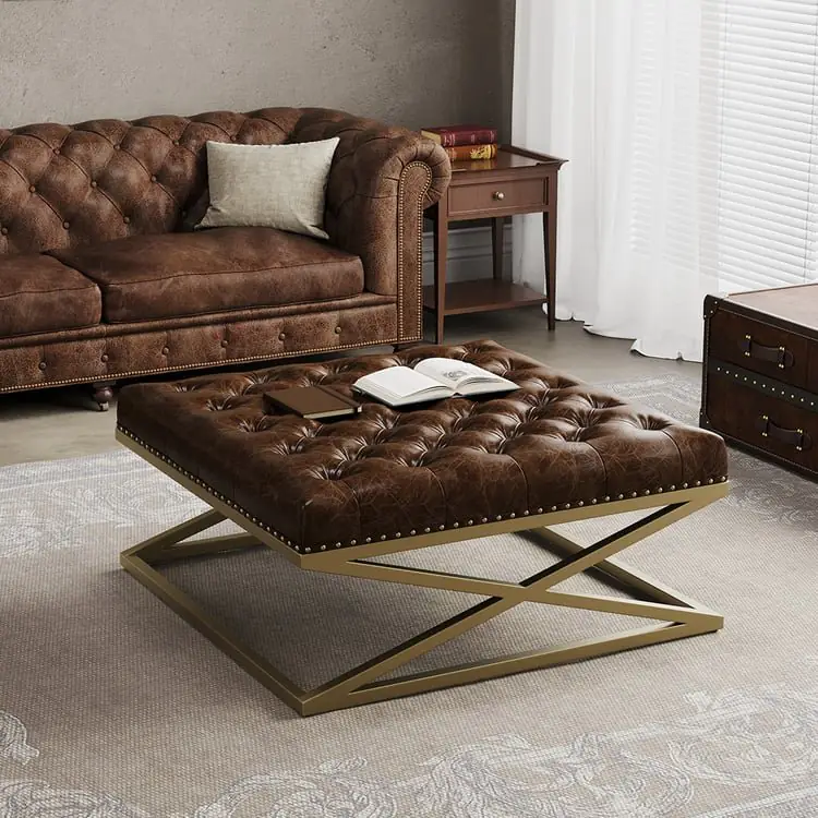 Modern Coffee Table with Storage in Black Center Table - Image 4