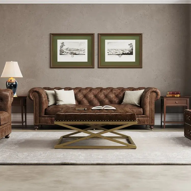 Modern Coffee Table with Storage in Black Center Table - Image 2