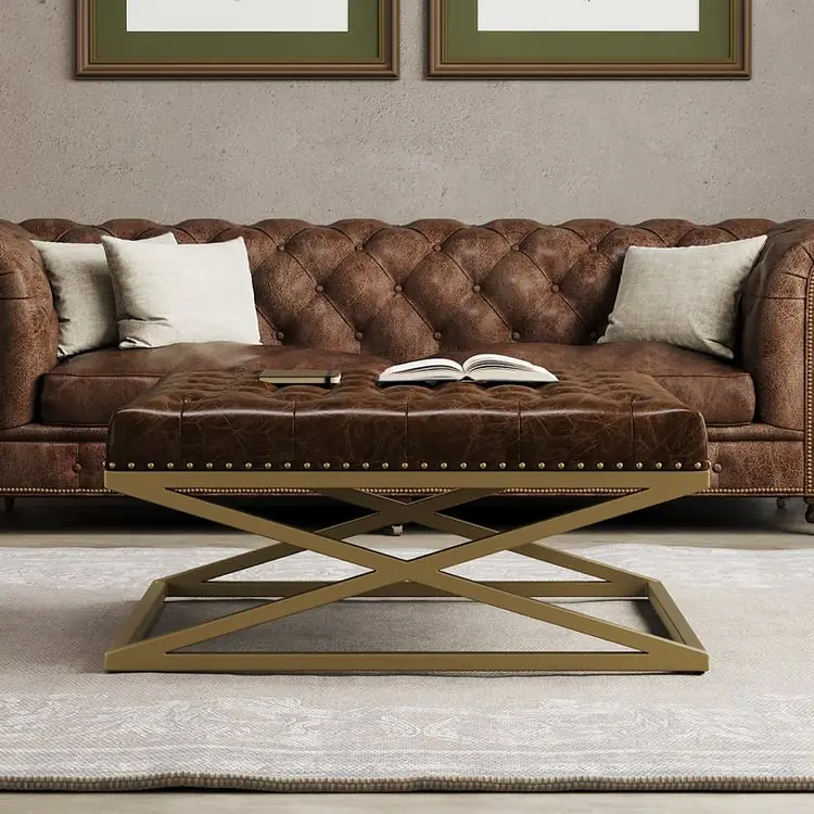 Modern Coffee Table with Storage in Black Center Table - Image 11