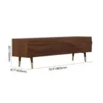 Miyagi Minimalist Design Sideboard Round Bar Cabinet Mild Steel base Storage cabinet - Image 9