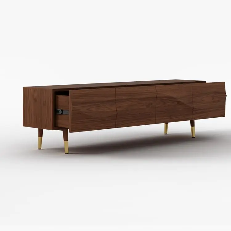 Miyagi Minimalist Design Sideboard Round Bar Cabinet Mild Steel base Storage cabinet - Image 11