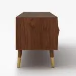 Miyagi Minimalist Design Sideboard Round Bar Cabinet Mild Steel base Storage cabinet - Image 6