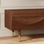 Miyagi Minimalist Design Sideboard Round Bar Cabinet Mild Steel base Storage cabinet - Image 4