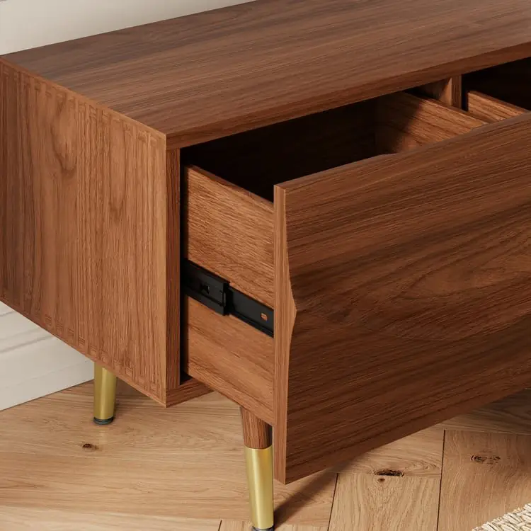 Miyagi Minimalist Design Sideboard Round Bar Cabinet Mild Steel base Storage cabinet - Image 8