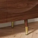 Miyagi Minimalist Design Sideboard Round Bar Cabinet Mild Steel base Storage cabinet - Image 7