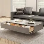 Comet Modern Industrial Design Coffee Table - Image 2