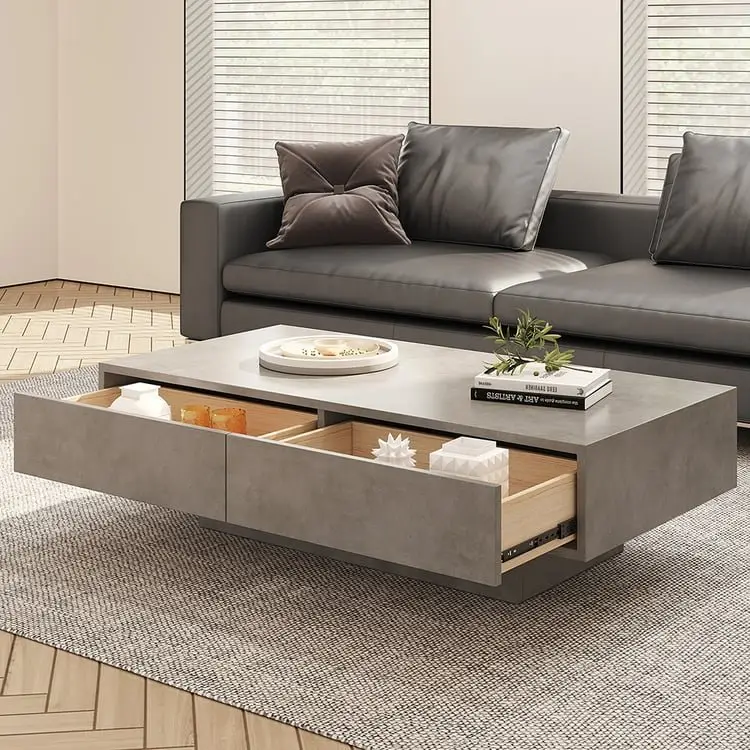 Comet Modern Industrial Design Coffee Table - Image 2