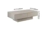 Comet Modern Industrial Design Coffee Table - Image 13
