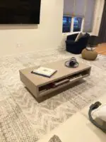 Comet Modern Industrial Design Coffee Table - Image 14