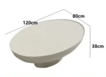 Boyd Modern Round Marble Coffee Table - Image 5