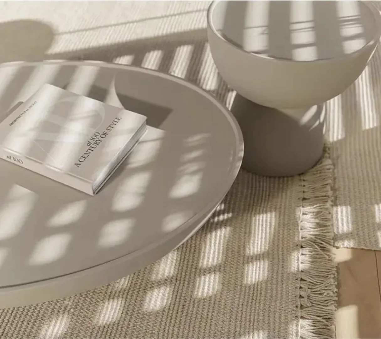 Boyd Modern Round Marble Coffee Table - Image 4