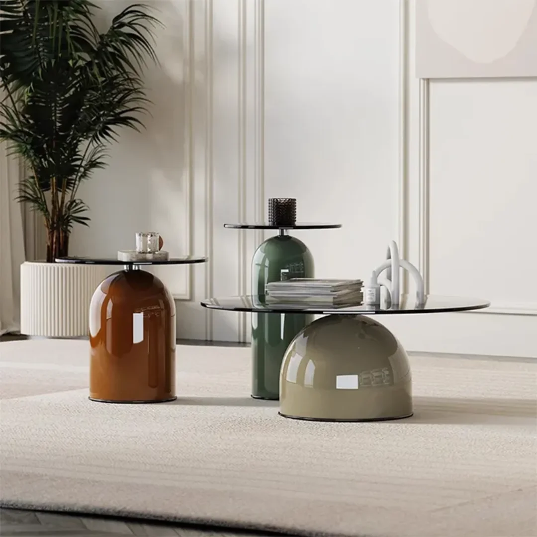 Italian Design Polished Stainless Steel Stone-Shaped Modern Designer Console Table - Image 1