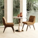 IndiSheesham Simple Unique Wooden Round Coffee Table - Image 7