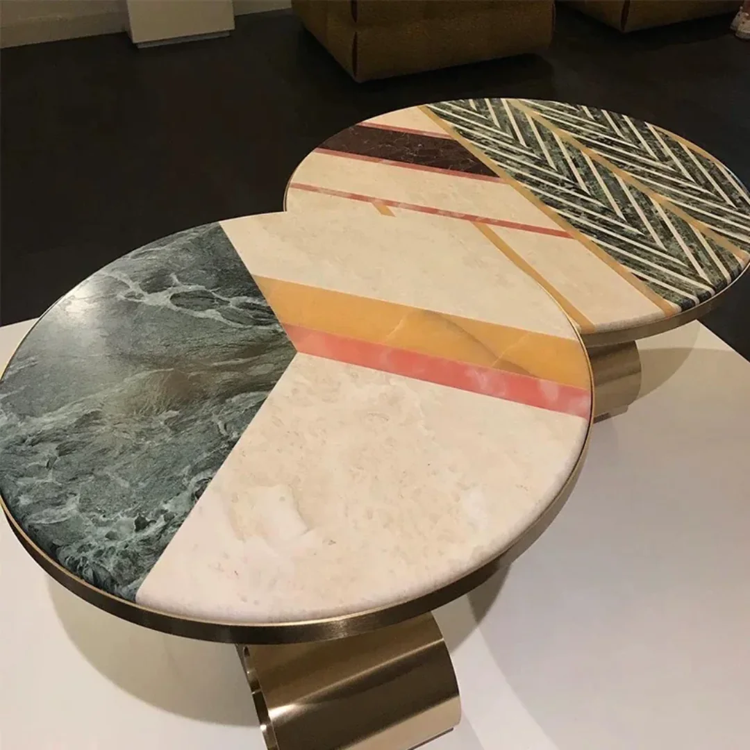 Elvin Modern Marvel Coffee Table Duo: Elegance Meets Functionality - Image 5