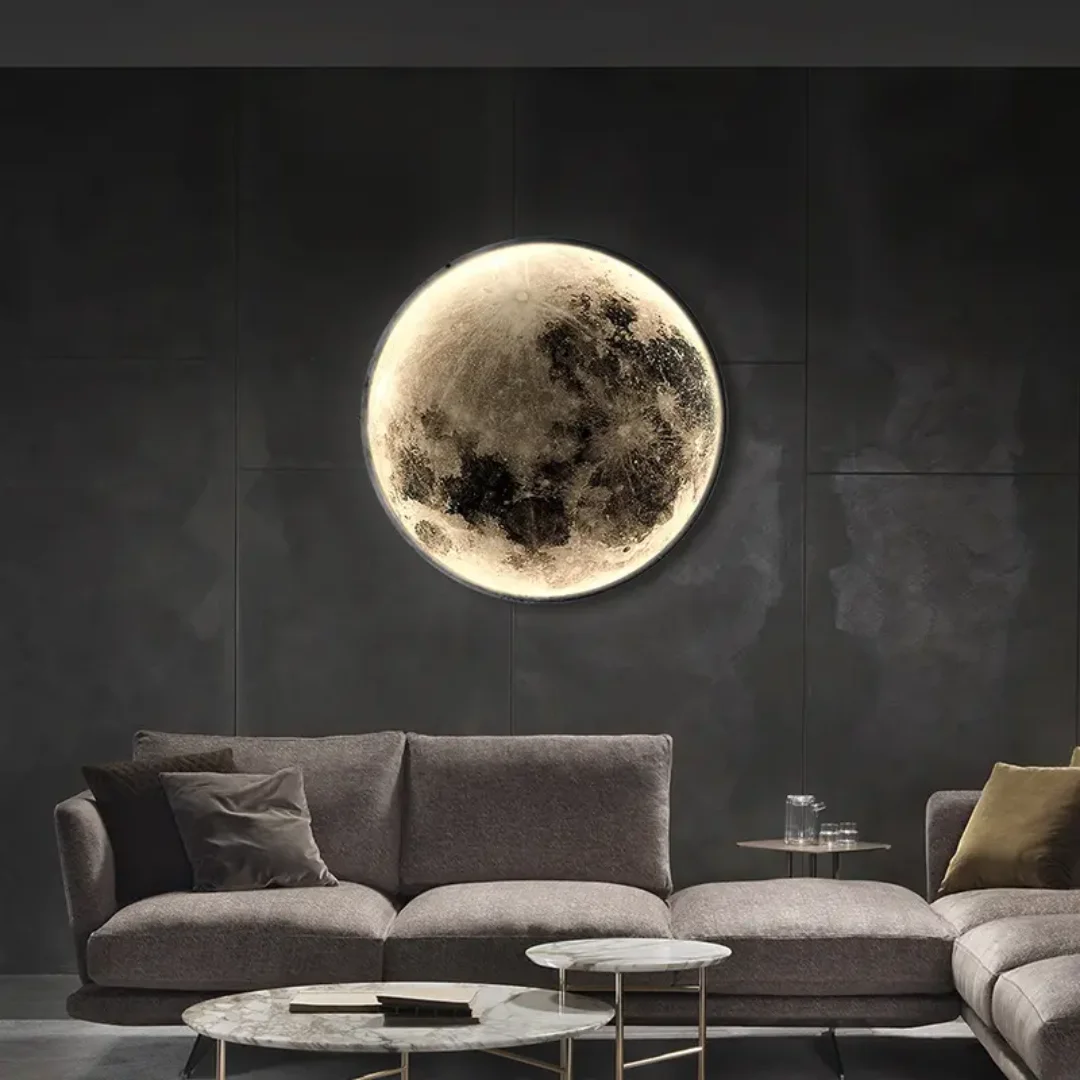 Luxury Design Moon Indoor Decoration Crystal lamp for Living Room - Image 1
