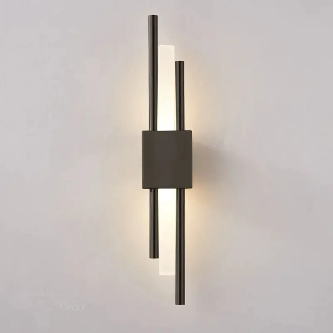 Long Indoor Wall Modern Lamp Living Room Gold Minimalist Night Lamp - Image 4