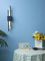 Long Indoor Wall Modern Lamp Living Room Gold Minimalist Night Lamp - Image 5