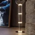 Clanza High Quality Hotel Living Room Clear Standing Light
