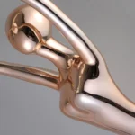 Spiral Modern Hotel Lobby Mannequins Gold Art Floor Lamp Nordic Human Statue Lamp - Image 6