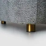 Luxurious Velvet Cardiff Sofa: Elegant 5-Seater Living Room Set in Blue - Image 5