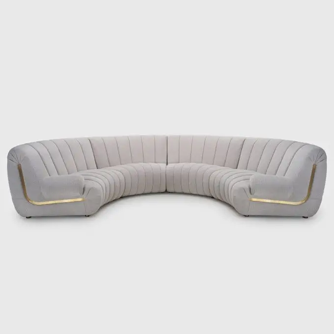 Rebeka Curved 5-Seater Sofa - Image 5