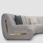 Rebeka Curved 5-Seater Sofa - Image 8