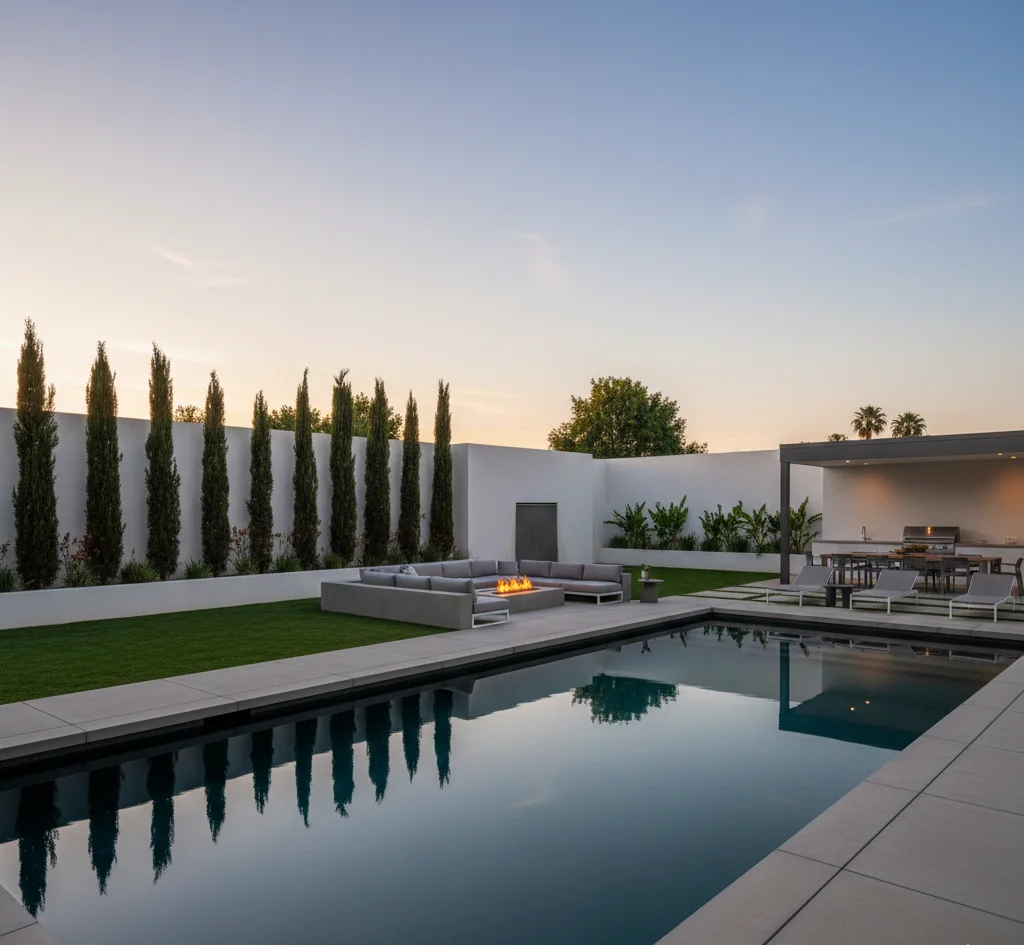 Minimalist landscape design