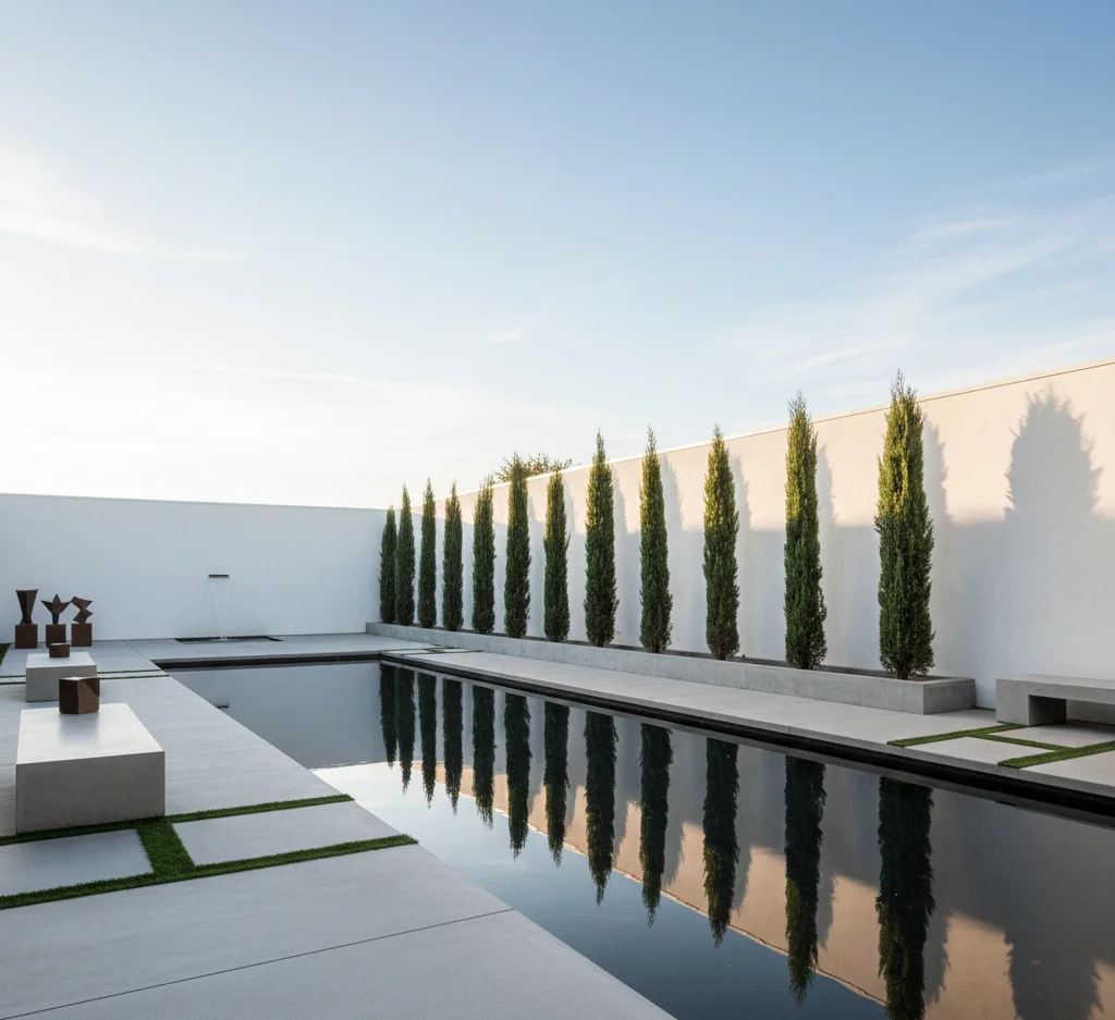 Minimalist landscape design