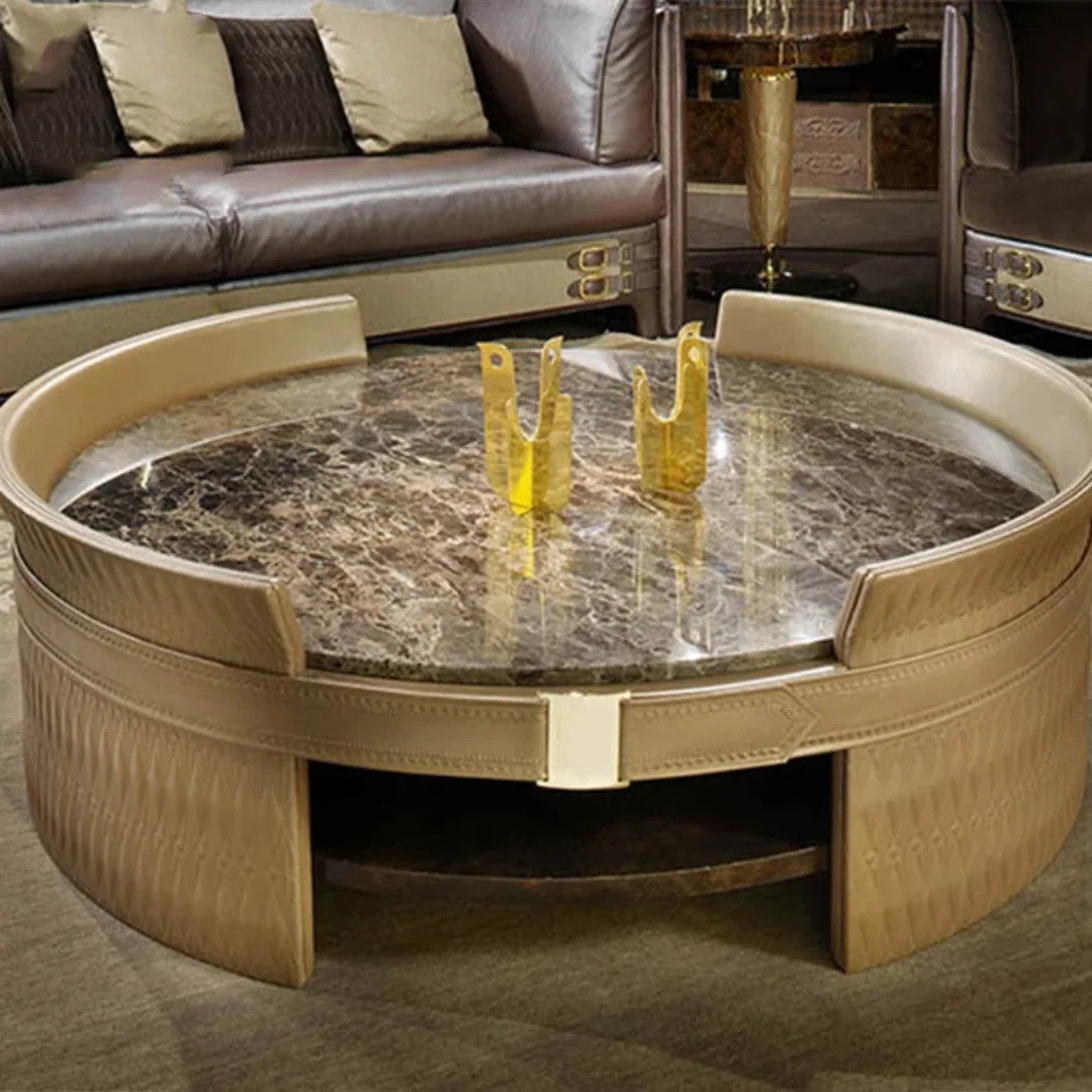 Kaze Solid Wood Coffee Table  for Living room in Brown Color - Image 3