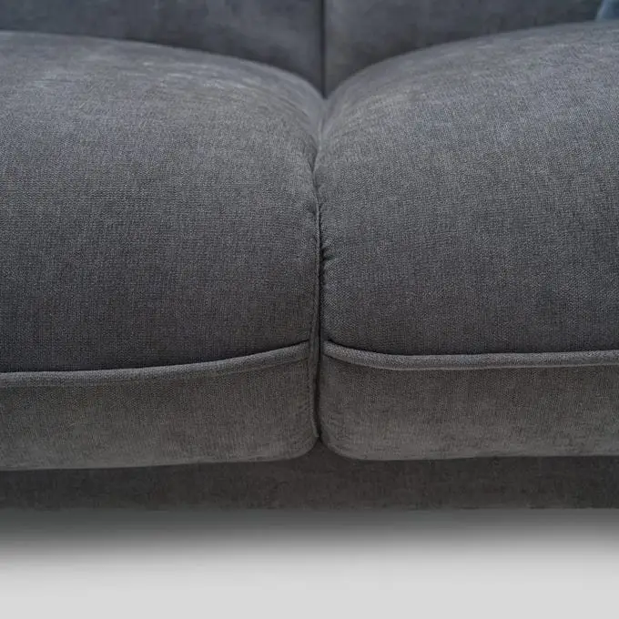 RDS Max Luxe Two-Tone Grey Polyester 2-seater Sofa - Modern Comfort for Contemporary Living - Image 8