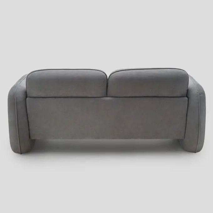 RDS Max Luxe Two-Tone Grey Polyester 2-seater Sofa - Modern Comfort for Contemporary Living - Image 4