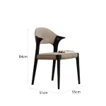 Elisa Solid Wood Dining Chair - Image 5
