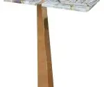 Panache Modern  Marble Top Hallway Table Home Furniture - Image 3