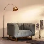 Gravity Two-Tone Grey Polyester Sofa armchair - Image 5