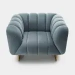 Gravity Two-Tone Grey Polyester Sofa armchair