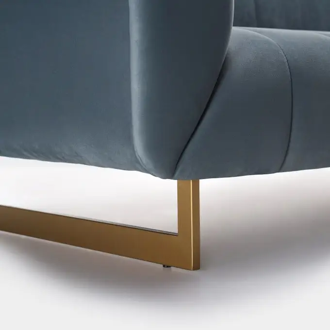 Gravity Two-Tone Grey Polyester Sofa armchair - Image 7