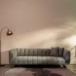 Gravity Grey Polyester 3-seater Sofa - Image 3