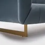 Gravity Grey Polyester 3-seater Sofa - Image 8